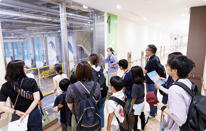 中間処理施設の見学